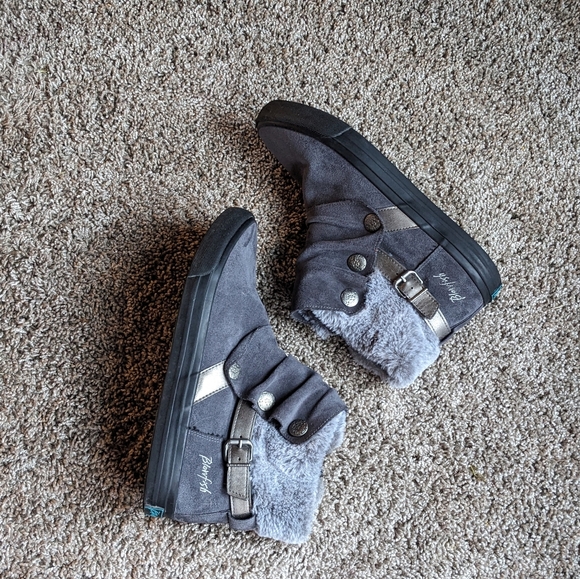 Blowfish Mahokia SHR grey suede high top Women's size 9 (Bin 2) - Picture 4 of 4